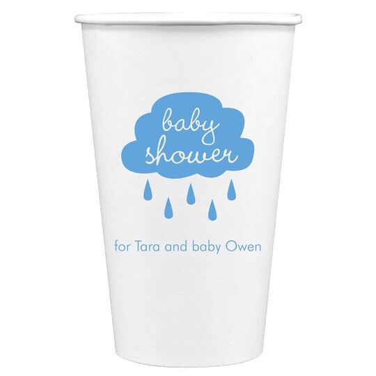 Baby Shower Cloud Paper Coffee Cups